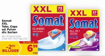 Billa Somat XXL Tabs, Caps Od. Pulver Div. Sorten Angebot