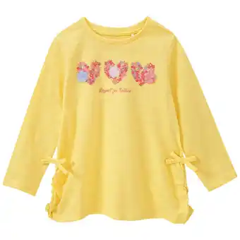 Ernsting's family Mädchen langarmshirt mit chiffon-blüten Angebot