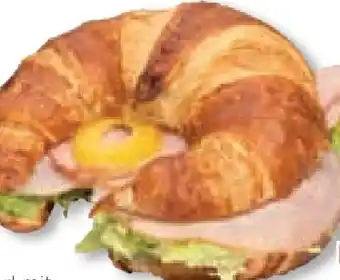 Unimarkt Laugenbutterkipferl mit saunaschinken Angebot