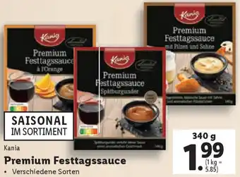 Lidl Kania Premium Festtagssauce 340 g Angebot