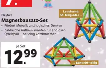Lidl Playtive Magnetbausatz-Set Angebot
