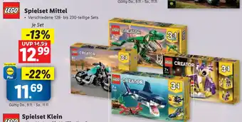 Lidl LEGO Spielset Mittel Angebot