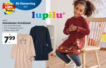 Lidl lupilu Kleinkinder Strickkleid Angebot