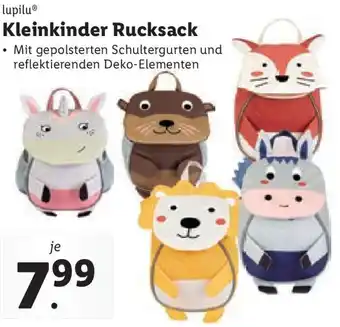 Lidl lupilu Kleinkinder Rucksack Angebot