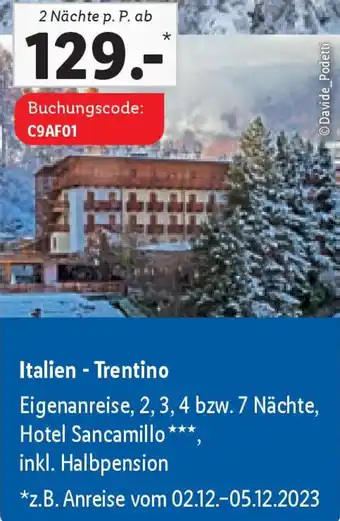 Lidl Italien - Trentino Angebot