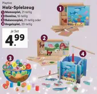 Lidl Playtive Holz-Spielzeug Angebot