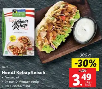 Lidl Wech Hendl Kebapfleisch 300 g Angebot