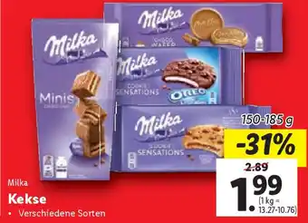 Lidl Milka Kekse 150-185 g Angebot