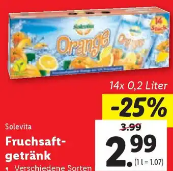Lidl Solevita Fruchsaft-getränk 14x 0,2 Liter Angebot
