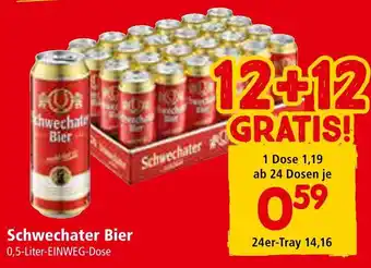 Interspar Schwechater Bier 0,5-Liter-EINWEG-Dose Angebot