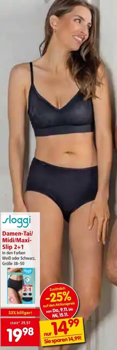 Interspar Damen-Tai/ Midi/Maxi-Slip 2+1 Angebot