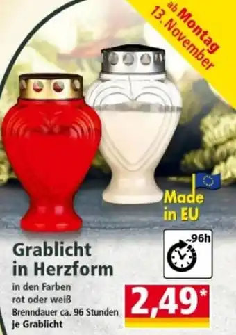 Norma Grablicht in Herzform Angebot