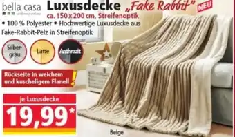 Norma bella casa Luxusdecke „Fake Rabbit” Angebot