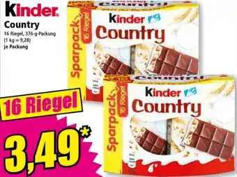 Norma Kinder. Country 16 Riegel Angebot