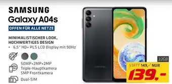 Hartlauer SAMSUNG Galaxy A04s Angebot