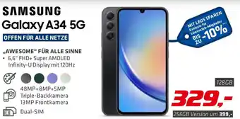 Hartlauer SAMSUNG Galaxy A34 5G Angebot