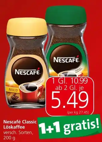 Spar Classic löskaffee Angebot