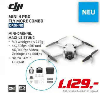 dji MINI 4 PRO FLY MORE COMBO DROHNE