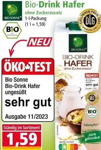 Norma Bio-Drink Hafer Angebot