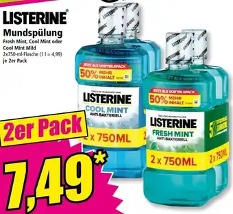 Norma LISTERINE Mundspülung 2er Pack Angebot