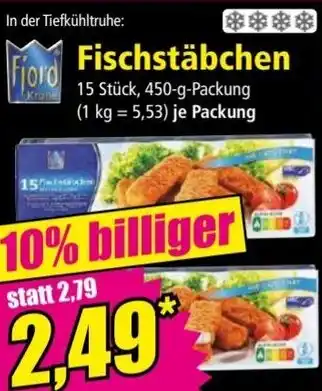 Norma Fischstäbchen 15 Stück, 450-g-Packung Angebot