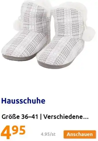 Action Hausschuhe Größe 36-41 Angebot