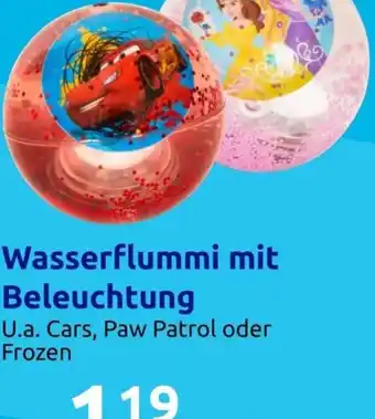 Action Wasserflummi mit Beleuchtung Angebot