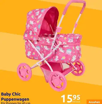 Action Baby Chic Puppenwagen Für Puppen bis 45 cm Angebot