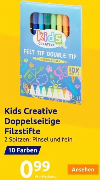 Action Kids Creative Doppelseitige Filzstifte Angebot