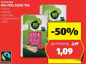 Hofer BIO NATURA BIO-FEEL GOOD TEA Angebot