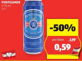 Hofer PUNTIGAMER 5,1% Vol. 0,5l Angebot