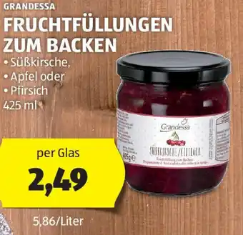 Hofer GRANDESSA FRUCHTFÜLLUNGEN ZUM BACKEN 425 ml Angebot