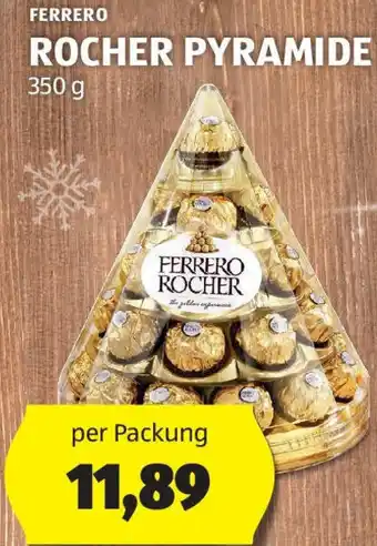 Hofer FERRERO ROCHER PYRAMIDE 350 g Angebot