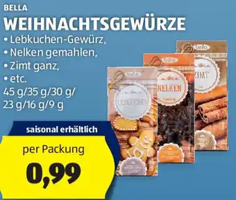 Hofer BELLA WEIHNACHTSGEWÜRZE Angebot