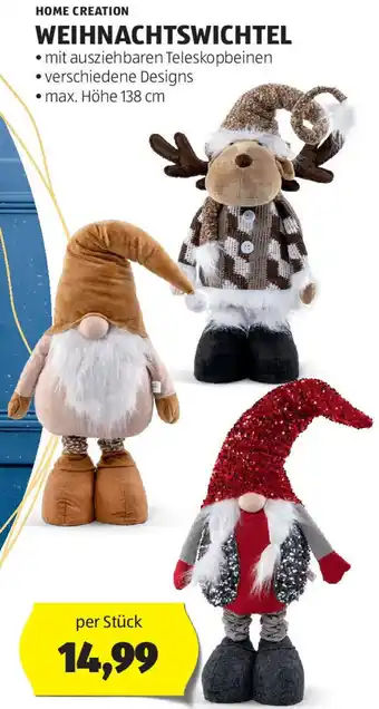 Hofer HOME CREATION WEIHNACHTSWICHTEL Angebot