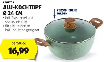Hofer CROFTON ALU-KOCHTOPF Ø 24 CM Angebot