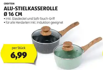 Hofer CROFTON ALU-STIELKASSEROLLE Ø 16 CM Angebot