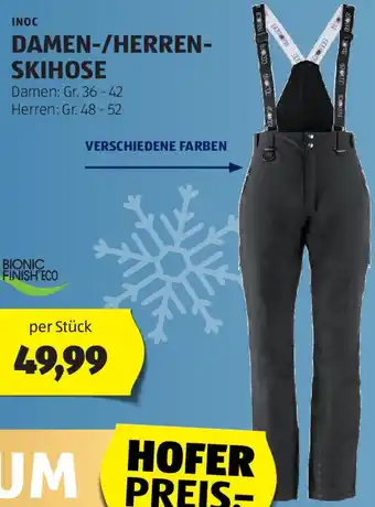 Hofer INOC DAMEN-/HERREN- SKIHOSE Angebot
