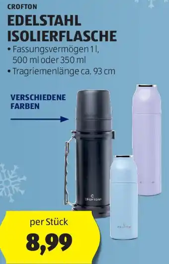Hofer CROFTON EDELSTAHL ISOLIERFLASCHE Angebot