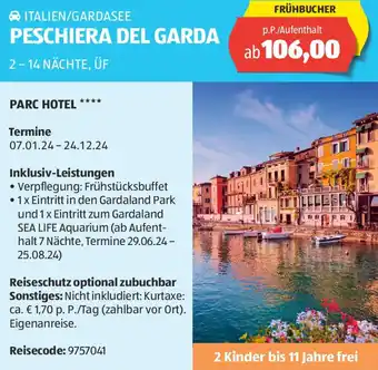 Hofer ITALIEN/GARDASEE PESCHIERA DEL GARDA Angebot