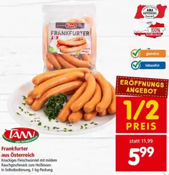 Interspar Frankfurter aus Österreich Angebot