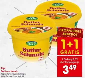 Interspar | Alpi Butter Schmalz 500 g Angebot