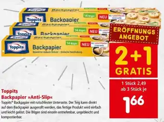 Interspar Toppits Backpapier >>Anti-Slip<< Angebot
