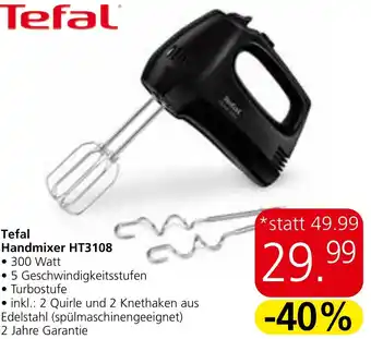 Eurospar Tefal Handmixer HT3108 • 300 Watt Angebot