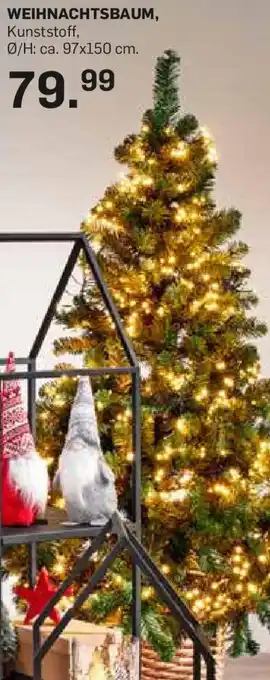 Möbel Ludwig WEIHNACHTSBAUM, Kunststoff, Ø/H: ca. 97x150 cm. Angebot