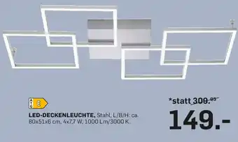 Möbel Ludwig LED-DECKENLEUCHTE Angebot