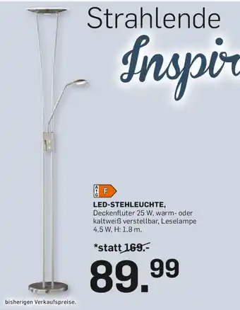 Möbel Ludwig LED-STEHLEUCHTE Angebot