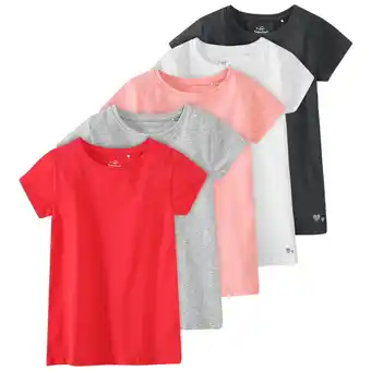 Ernsting's family 5 mädchen t-shirts im set Angebot