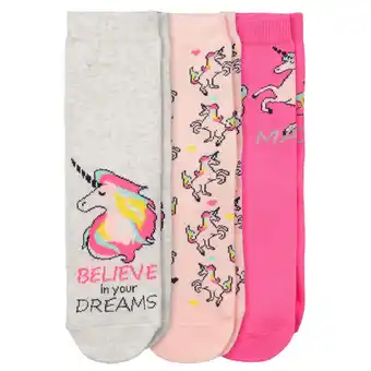 Ernsting's family 5 paar mädchen socken mit einhorn-motiv Angebot