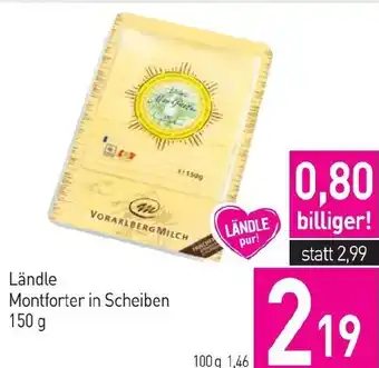 Sutterlüty Ländle Montforter in Scheiben 150 g Angebot